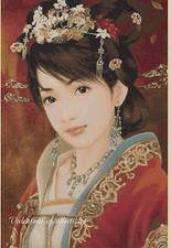 Oriental Lady Counted Cross Stitch Chart No.3-406