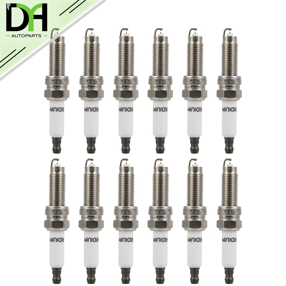 12x Iridium  Platinum Spark Plugs For Audi A8 Quattro Sedan 2012-2016  W12 6.3L