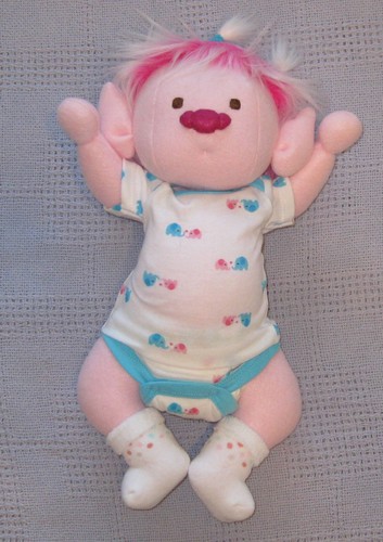 Ooak Baby Girl Troll Doll 16 inch handcrafted Kathys Dolls & More 2019 plush