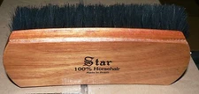STAR 100% HORSEHAIR SHOE BRUSH  STOVE BRUSH