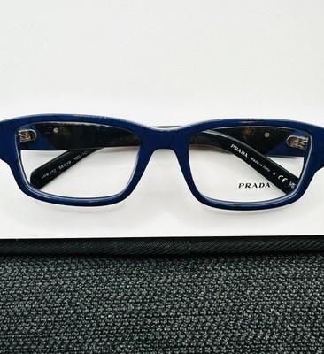 Prada PR 07ZV Blue Marble (18D-1O1) Eyeglasses