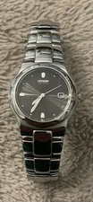 Vintage - Citizen Eco-Drive Men's Stainless Steels E110-K16750 (Working)7”