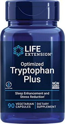 Life Extension Optimized Tryptophan Plus 1000mg - L-Tryptophan Supplement with -