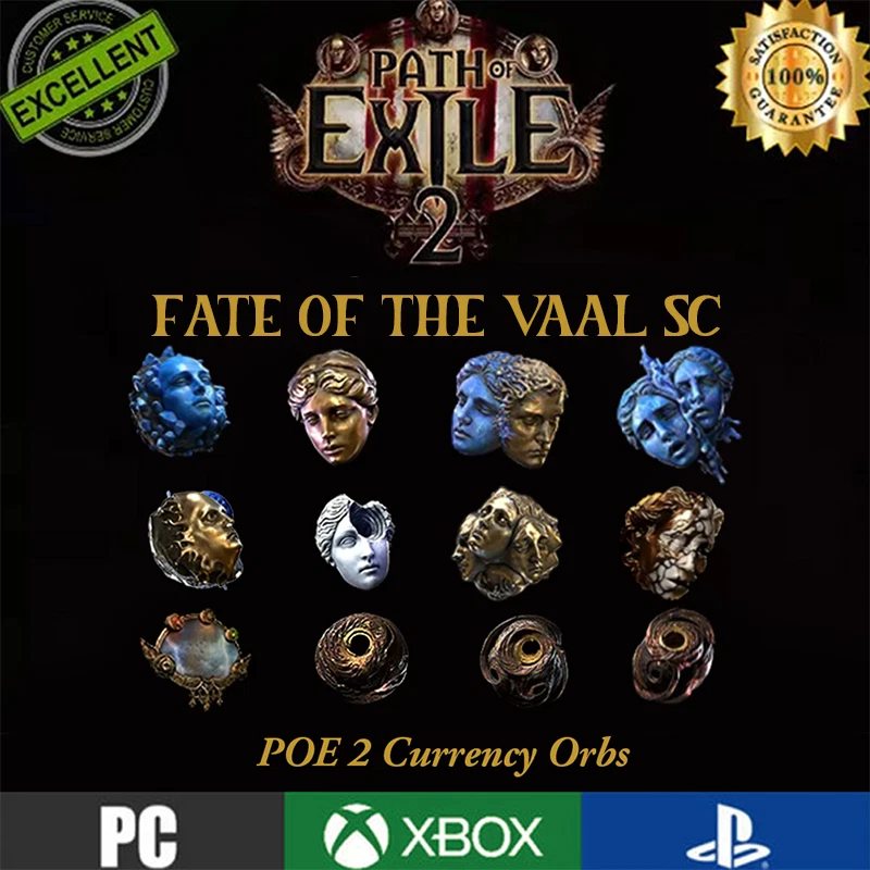 POE2🔥Path Of Exile 2 Currency Exalted Orbs & Divine Orbs🔥Fate of the Vaal SC🔥