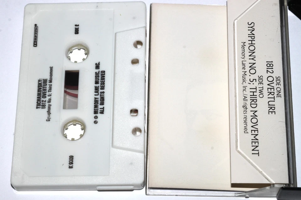 Tschaikovsky 1812 Overture & Symphony No 5 (Cassette Tape) PLAY TESTED - Image 4 of 4