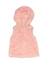 Carter's Girls Pink Faux Fur Vest 12 Months