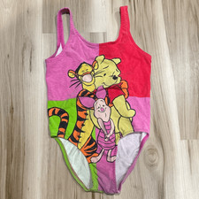 Disney Pooh Vintage 90  s Pooh Tigger Bodysuit Girls 7