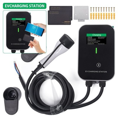 Type 2 EV Charger 7KW 32A Home Electric Vehicle Car Charging Station ...