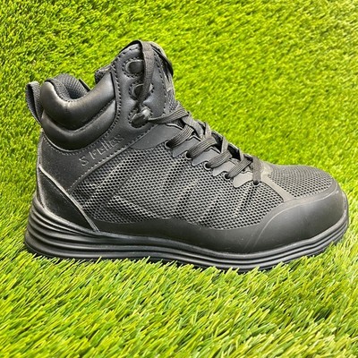 S Fellas by Genuine Grip Fangs 6'' Womens Size 8 Black Composite Toe Work Boots