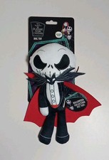 New JACK Skellington Figural NIGHTMARE BEFORE CHRISTMAS Dog Toy With Squeaker 