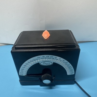 Antique FRANZ Electric Metronome Black Model LM-FB-4 Sound & Top Light Working