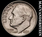 1958 Silver Roosevelt Dime-Scarce Better Date No Reserve #i3035