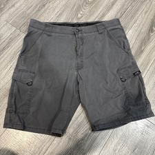 Wrangler Grey Cargo Shorts Men s Size 34