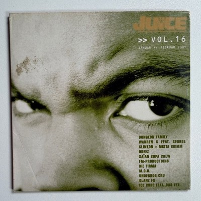 JUICE Vol.16 CD 2001 German Hip Hop Compilation Warren G Ice Cube