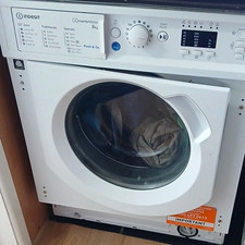 Indesit Integrated Front-Loading Washing Machine 8kg Inverter Motor Push & Go