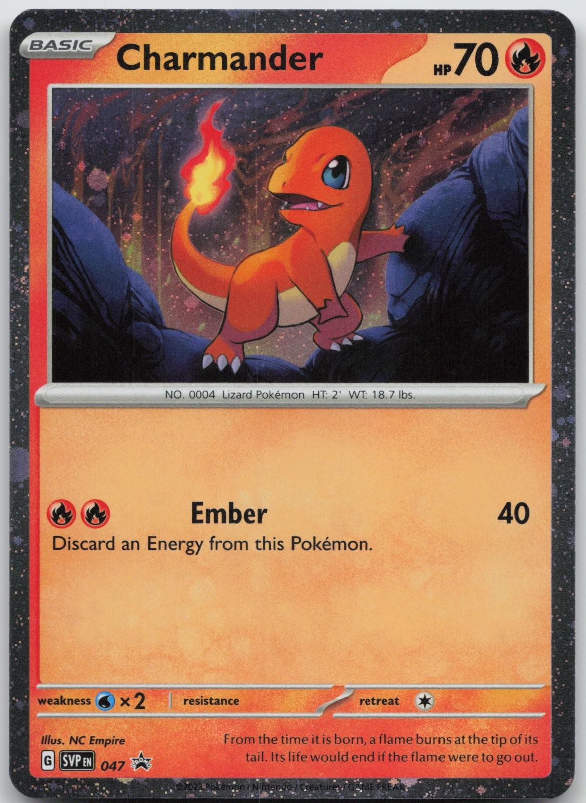 Charmander (Cosmos Holo) 047 Holo Promo Scarlet & Violet Promo Pokemon NM/M