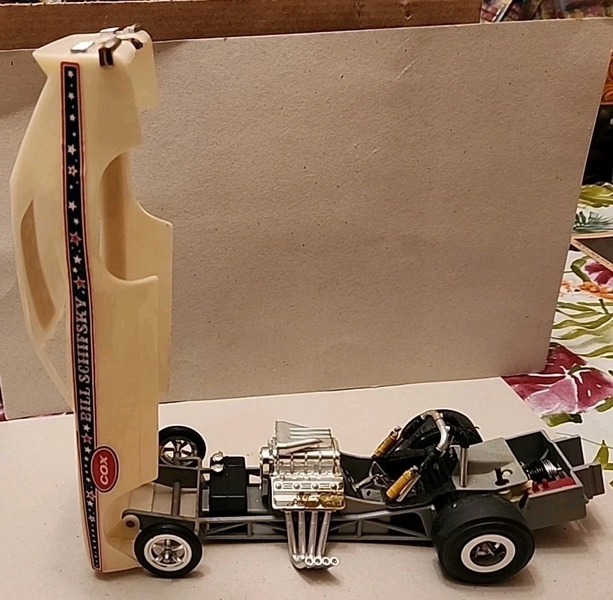 Vintage Cox Gas Powered Pinto Funny Car Dragster w/ Manual *UNTESTED* AS IS - Image 3 of 4