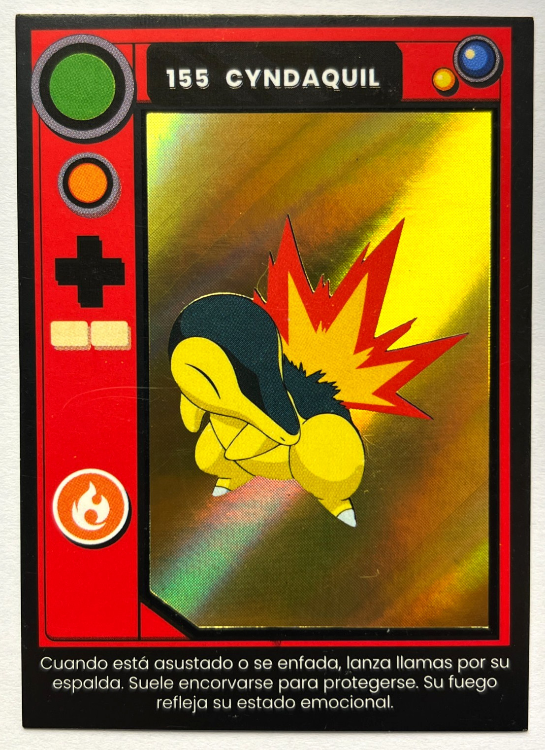 2025 POKEMON POKEDEX FH 3 Johto Card #004 CYNDAQUIL Peru Foil