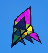 Giant Triangulation Kite Hand Signed by designer   Joel K. Scholz