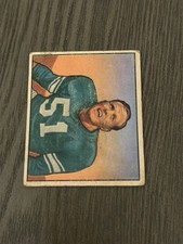1950 Bowman #110 JOE WATSON Detroit Lions Football Card Rookie RC (Read)