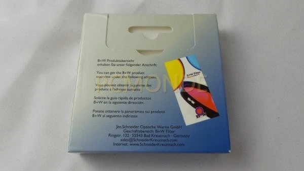 B+W 58mm SC 103 ND 0.9 8x (3-Stop) Filter - Single Coating Density (65-073063) - Image 2 of 4