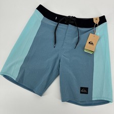 Quiksilver Highline Board Shorts Mens 28 Swim Trunks Beach Surf Blue Multicolor