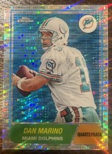 2015 Topps Chrome Dan Marino  60th Anniversary */50 Pulsar Refractor  T60-DM