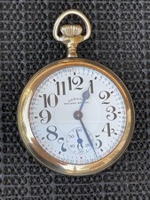 1914 Hamilton 974 Railway Special Gold Filled Pocket Watch 16s 17j Runs