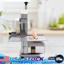 650W Electric Commercial Frozen Meat Bone Saw Butcher Band Saw Cutting Machine