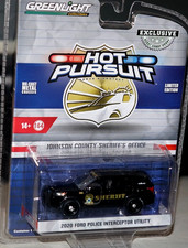 Greenlight Hot Pursuit 2020 Ford Explorer Johnson County Kansas Sheriff SUV 1/64