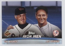 2001 Topps Combos Iron Men ( ) Cal Ripken Jr Lou Gehrig #TC16 HOF r4p