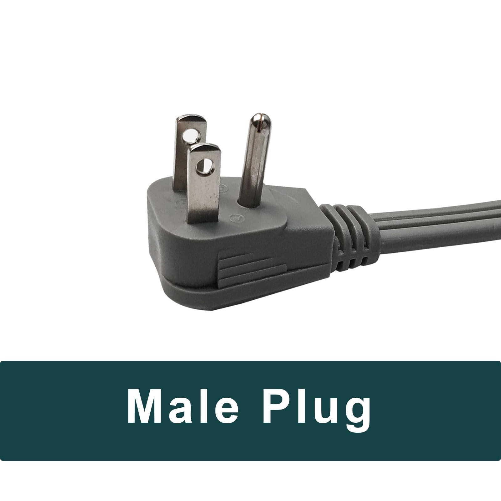 EP 6Ft Heavy Duty Appliance Extension Cord  14 Gauge 3 Prong SPT 3 Cable Wire I