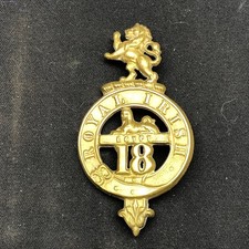 Royal Irish Regiment - Victorian British Army Cap Badge