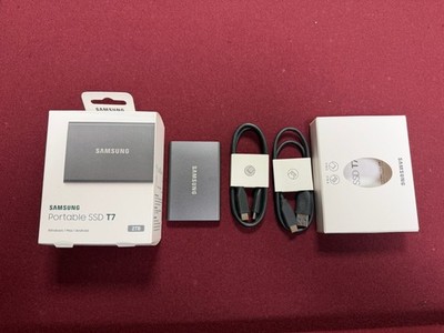 Samsung T7 2TB USB 3.2 Portable Solid State Drive - Titan Grey