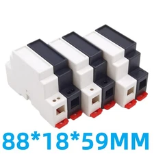 88x18x59mm DIN 35-Rail Housing PLC Project Case Safety gate isolation module Box