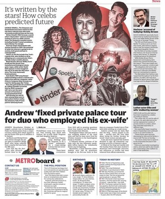 David Bowie George Orwell Kate Bush Ridley Scott Prognosen Nachrichten Artikel 2025