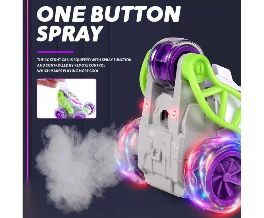 1:14 Auto telecomandata Tutto Terreno Anfibio,4WD 360°Rotazione Stunt,con LED - Immagine 4 di 4