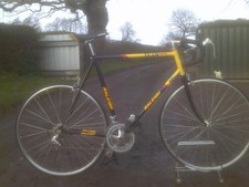 vintage team raleigh racing road bike
