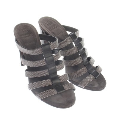 Brunello Cucinelli Sandaletten 36 EUR Grau Sehr gut