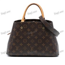 Louis Vuitton LV Monogram Montaigne BB Pre-Loved Brown Bag