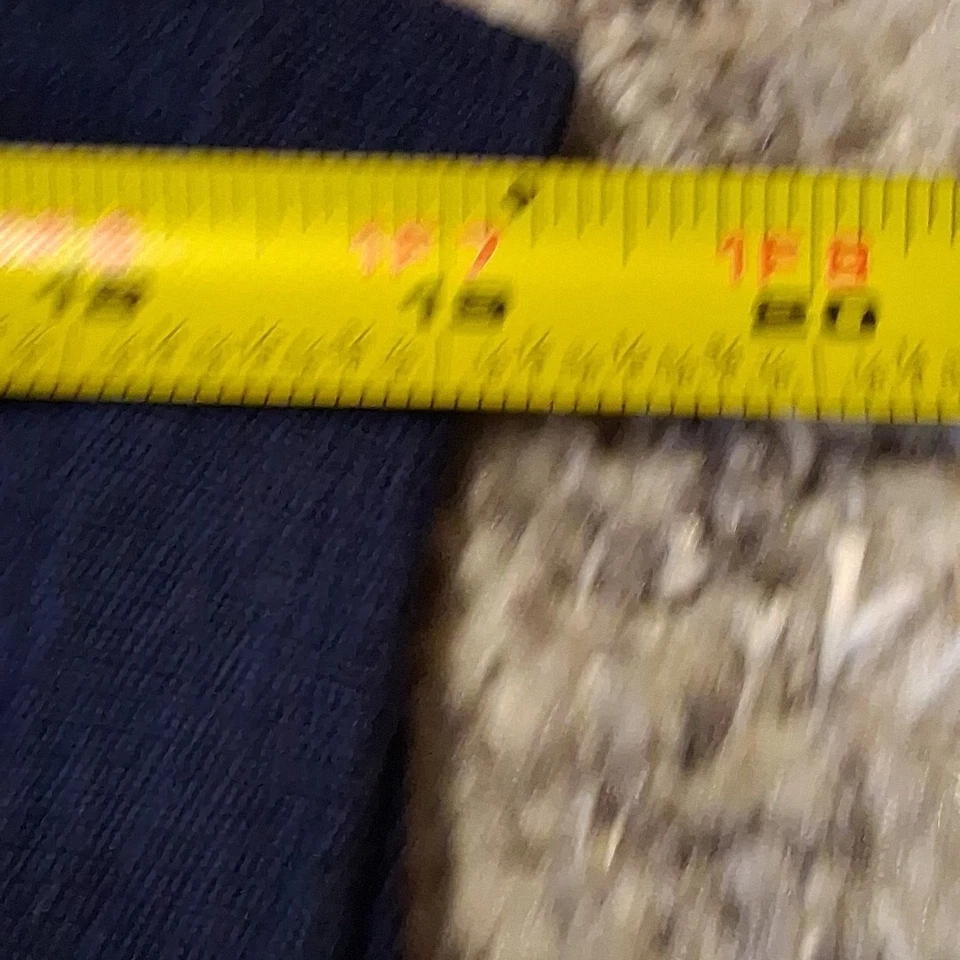 Kenneth Roberts Platino Para Hombres Cuello en V 100% Lana Suéter Chaleco Azul Marino Talla XL Foto 4 de 4