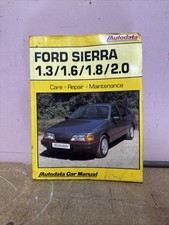AUTODATA WORKSHOP MANUAL FORD SIERRA 82 to 88