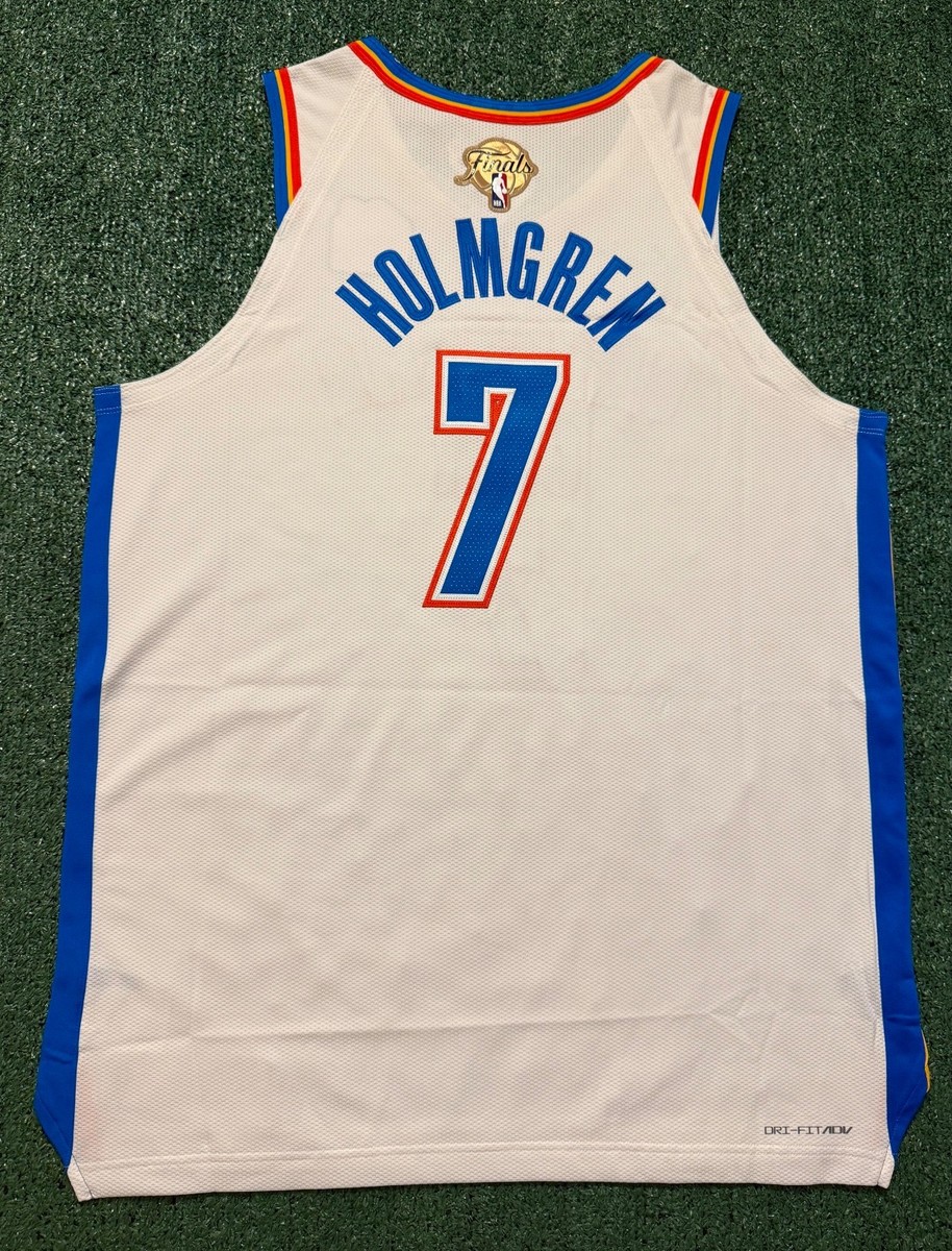 kane様❤️BORDERLESS 460MH-T Authentic Chet Holmgren OKC Thunder 2025 Nba Finals Nike Adv
