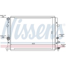 RADIATOR WATER COOLER ENGINE COOLING FOR AUDI SKODA VW 1K0121251CL NEW