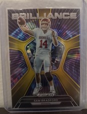 2024 PRIZM DRAFT PICKS BRILLIANCE GOLD SAM BRADFORD OKLAHOMA /10