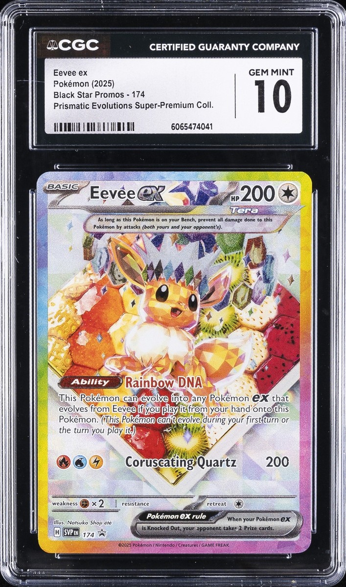 2025 POKEMON #174 EEVEE EX CGC 10 GEM MINT | eBay