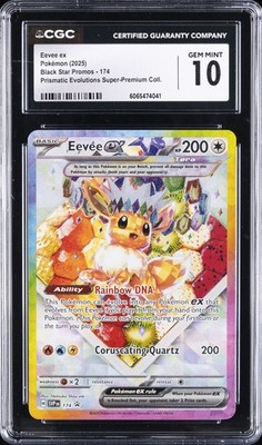 2025 POKEMON #174 EEVEE EX CGC 10 GEM MINT | eBay