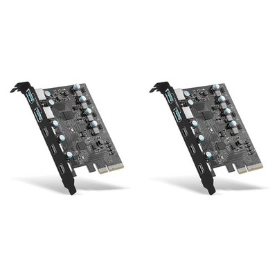 2X PCIe Auf USB 3.2 Gen 2 Adapter Karte PCI Express Erweiterung Karte PCI-E1794