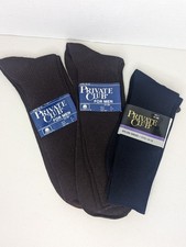 Vintage Private Club Men's Dress Socks Kmart Lot of 3 Pairs Size 10-13