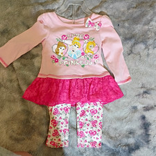 Disney Baby Princess 2-Piece Long Sleeve Top ...